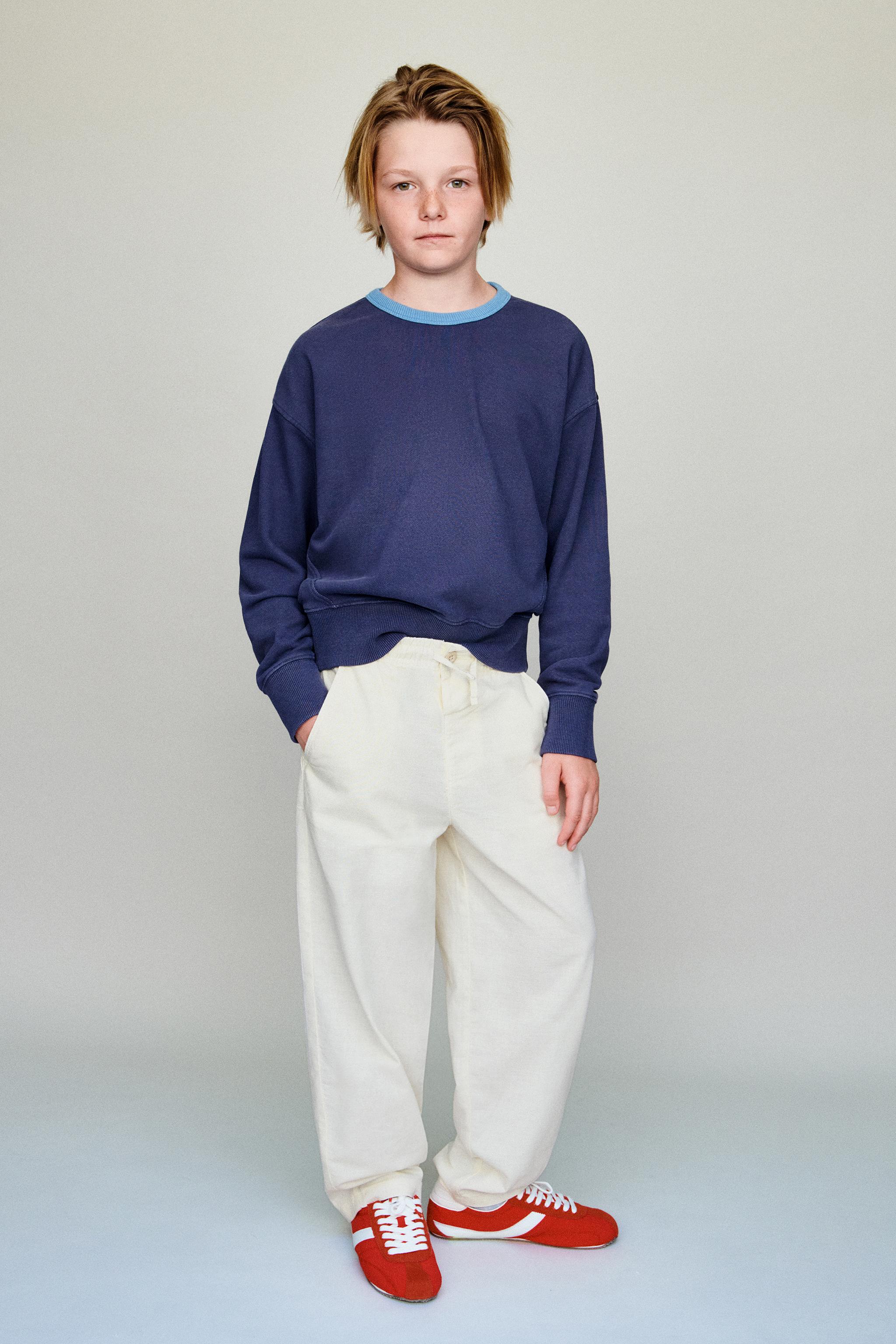 FLOWY COTTON PANTS
